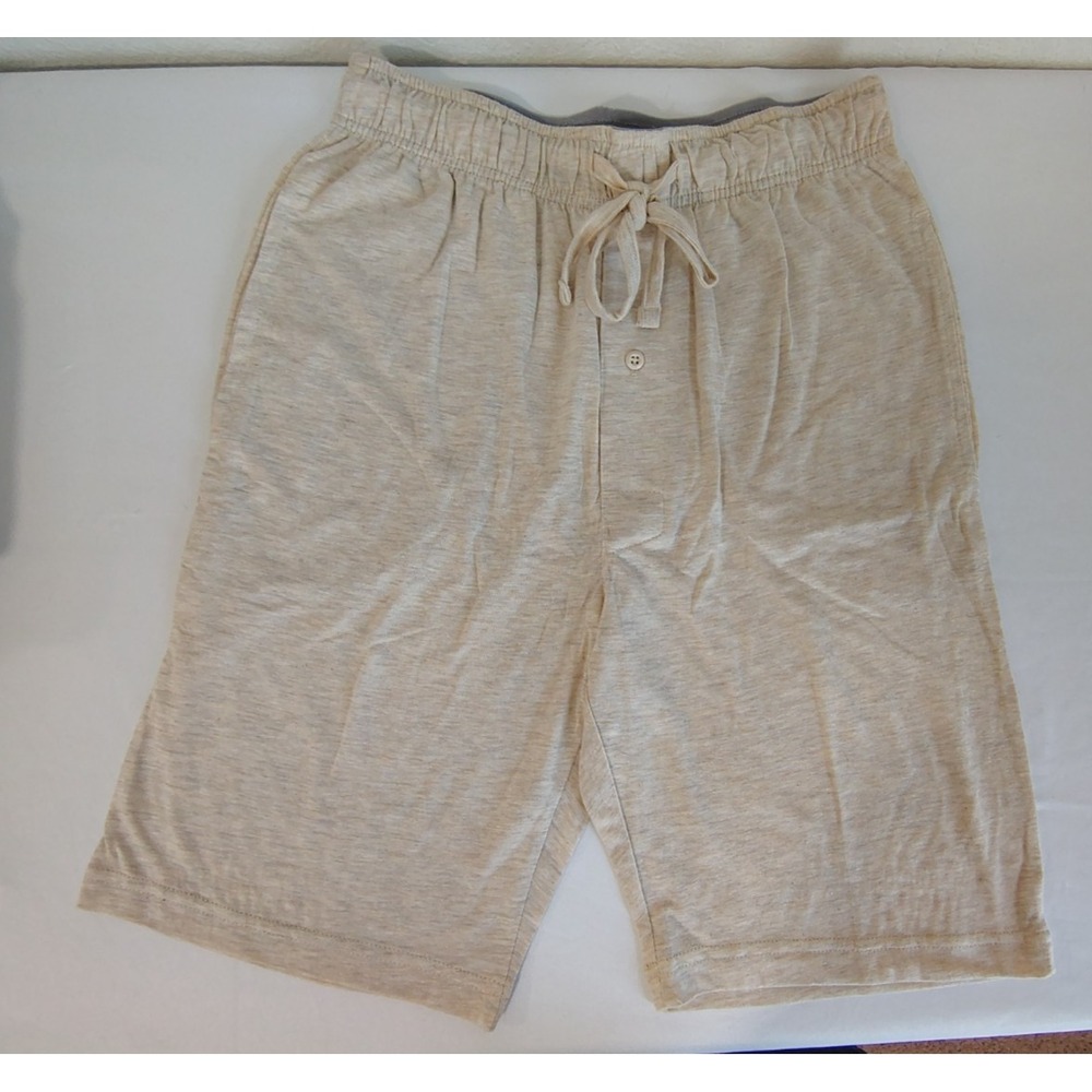 George Men's Tan Lounge Sleep Shorts 100% Cotton - Size S - NEW NWOT